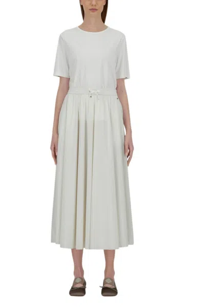 Herno Dresses White In White