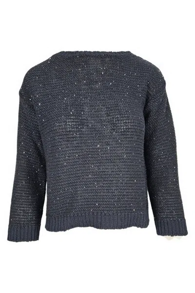 Anneclaire Sweaters Blue In Gray