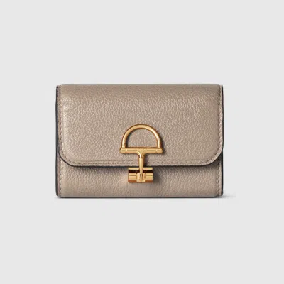 Gucci Softbit Card Case In Brown
