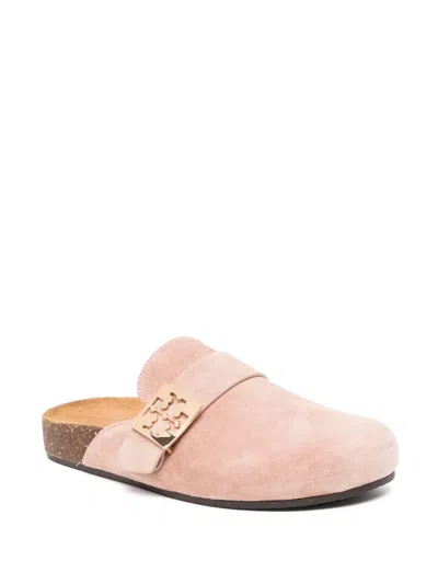 Tory Burch Mellow Mules In Malva/gold