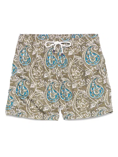 佩斯理印花泳裤