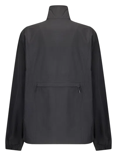 The North Face Black Windbreaker Jacket In Black