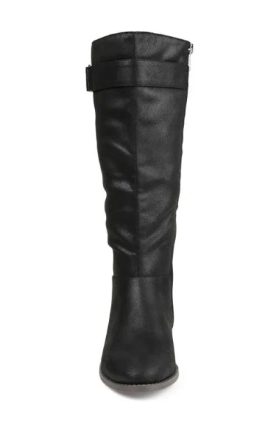 Journee Collection Lelanni Tall Vegan Leather Boot