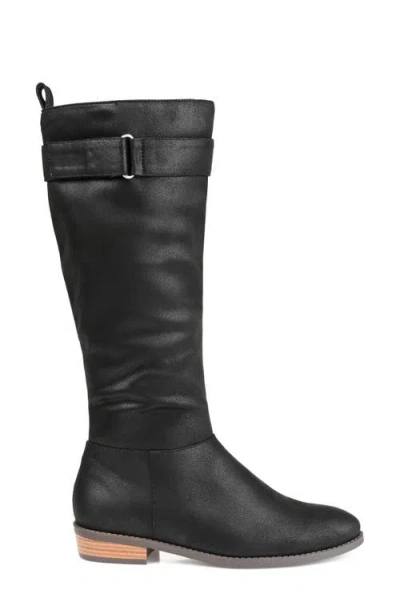 Journee Collection Lelanni Tall Vegan Leather Boot