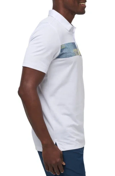 Travismathew At Altitude Chest Stripe Polo