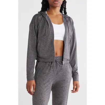 Dkny Sport Women's Spacedye Full-zip Long-sleeve Hoodie