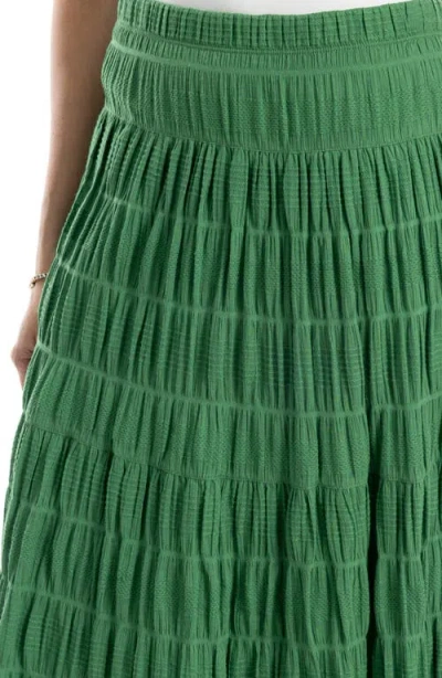 Max Studio Textured Midi Skirt