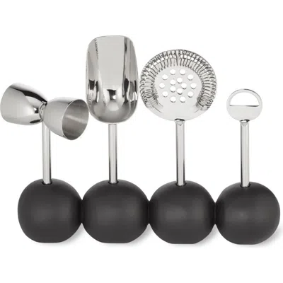 Roselli Trading Company Set Of 4 Astro Bar Collection Cocktail Tools