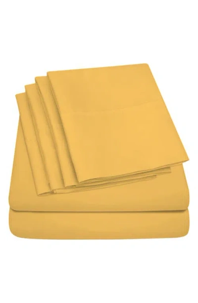 Luxury Home Bright Deep Pocket Microfiber Sheet Set