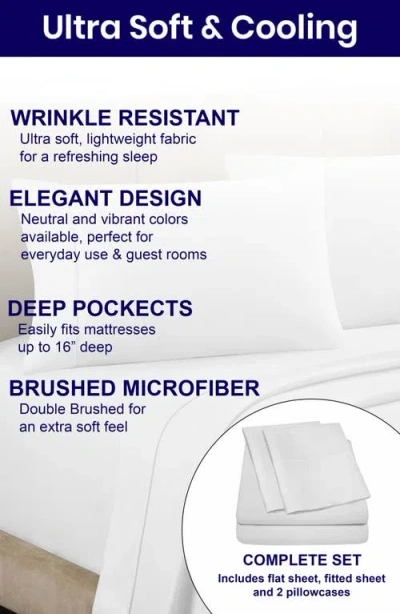 Luxury Home Deep Pocket Microfiber Sheet Set