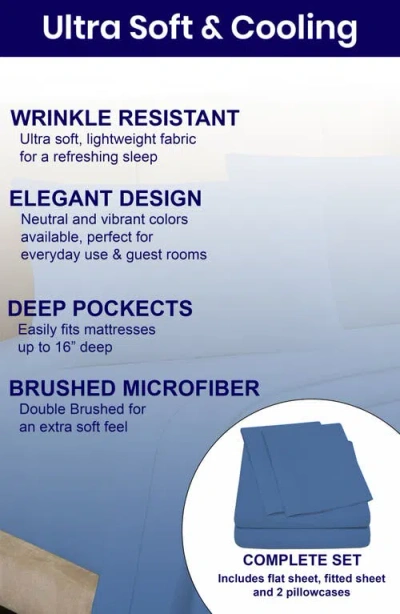 Luxury Home Deep Pocket Microfiber Sheet Set