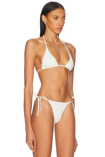 Éterne Thea Bikini Top In Ivory