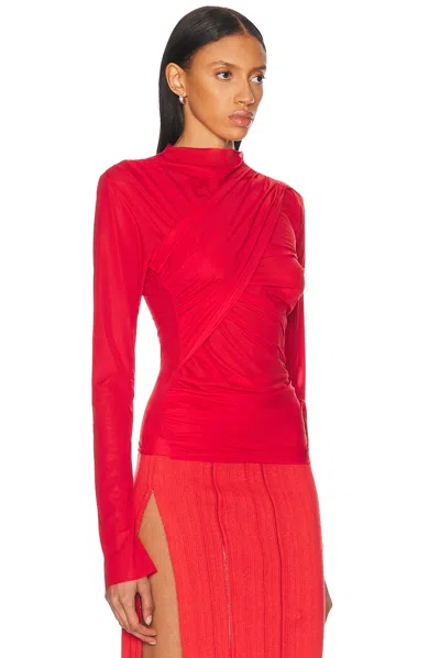 Jade Cropper Draped Top