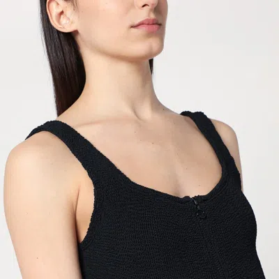 Shop Hunza G Dallas One-piece Swimsuit In Black