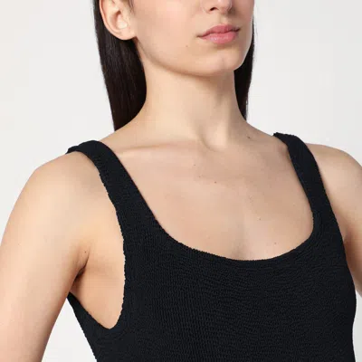 Hunza G Square One-piece Swimsuit In Black