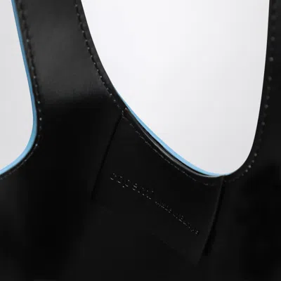 Coperni Mini Heart Bag In Light Blue Leather Women