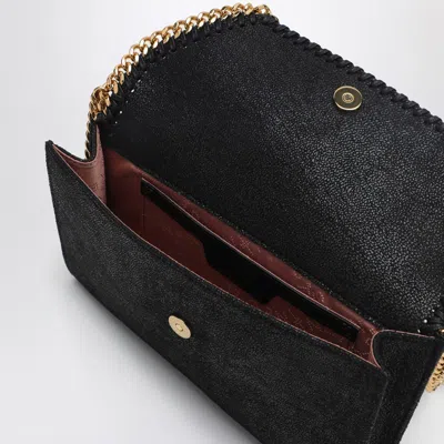 Stella Mccartney Falabella Mini Vegan-leather Cross-body Bag In Black