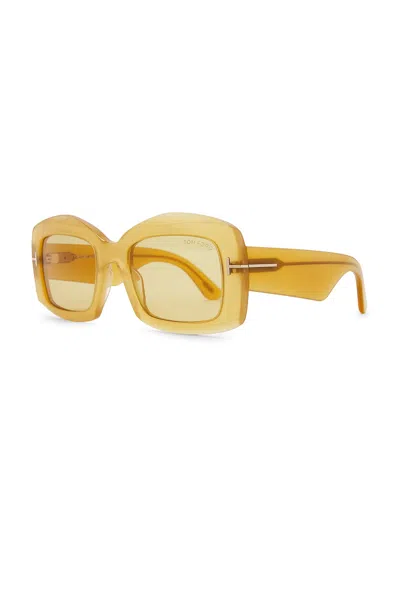 Tom Ford Venetia Sunglasses In Yellow