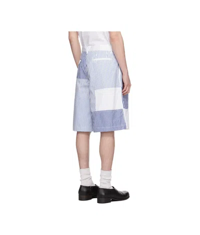 Comme Des Garçons Patchwork Striped Shorts