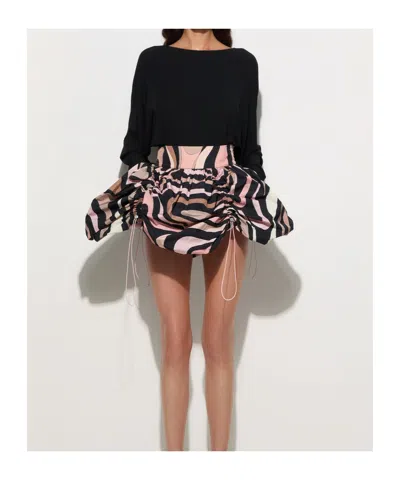 Pucci Cape Sleeve Bodysuit