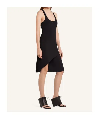 Courrèges Courreges Women 'infinty Pleats A-line' Dress In Black