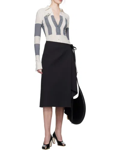 Tory Burch Wrap-effect Midi Skirt