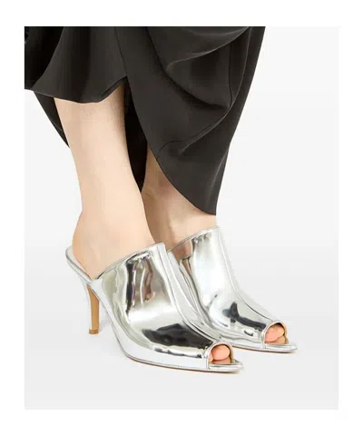 Mm6 Maison Margiela Metallic Open Toe Sandals