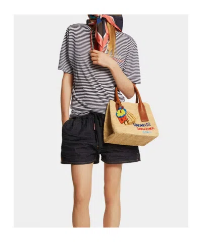 Dsquared2 Summer Lovers Linen Stripe T-shirt