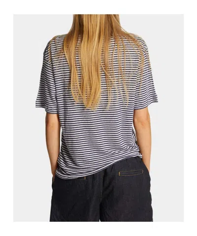 Dsquared2 Summer Lovers Linen Stripe T-shirt