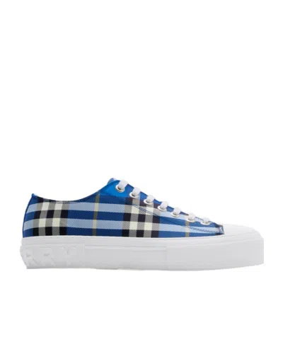 Burberry Check Nylon Blend Sneakers