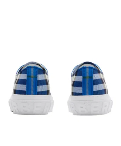 Burberry Check Nylon Blend Sneakers