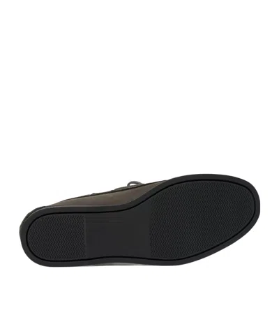 Scarosso Round Toe Business Casual Shoes In Gray