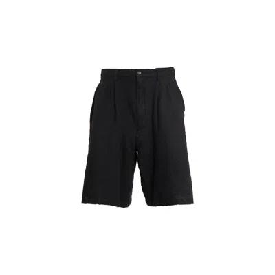 Comme Des Garçons Knee-length Shorts With Wide Leg In Black