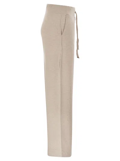 Majestic Trousers With Drawstring Waist