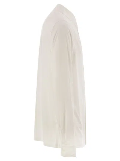 Majestic Long-sleeved Lyocell And Cotton Shirt