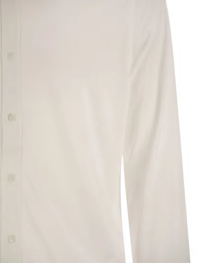 Majestic Long-sleeved Lyocell And Cotton Shirt