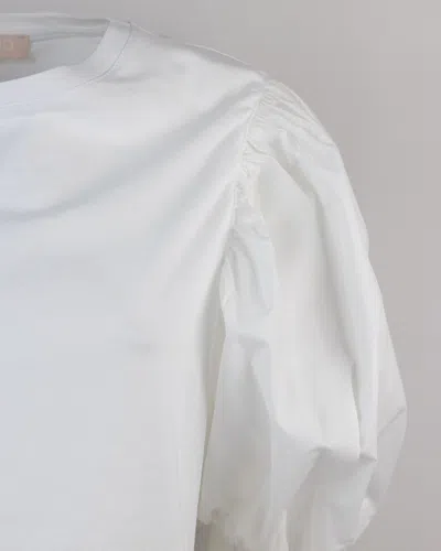 Liu •jo Blusa In Popeline Bianca