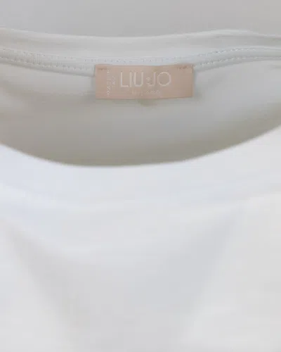 Liu •jo Blusa In Popeline Bianca