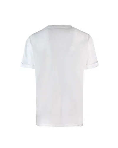 Liu •jo Liu Jo T Shirt Con Strass Bianca