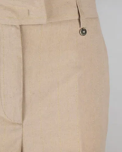LIU •JO LIU JO PANTALONE A PALAZZO ORO 