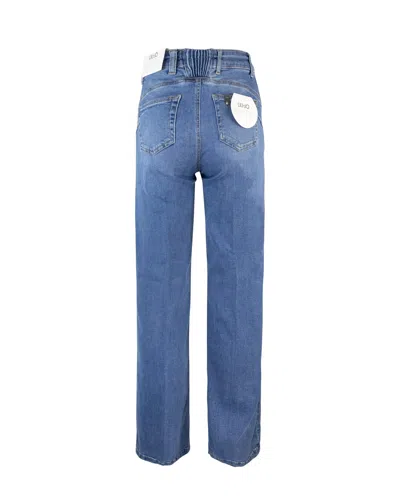 Liu •jo Jeans Flare A Vita Alta Blu