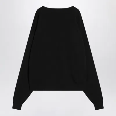 Lemaire Black Cotton Sweater