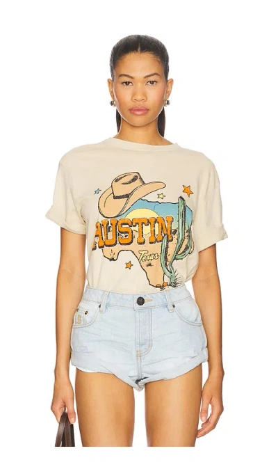 Junk Food Austin Texas Tee In Brown