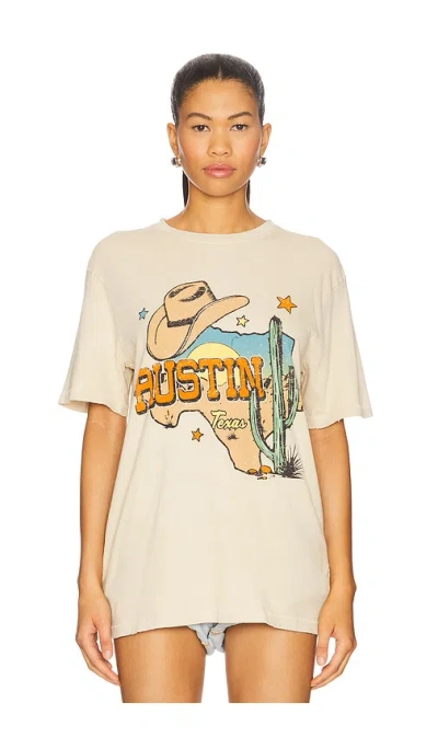 Junk Food Austin Texas Tee In Brown