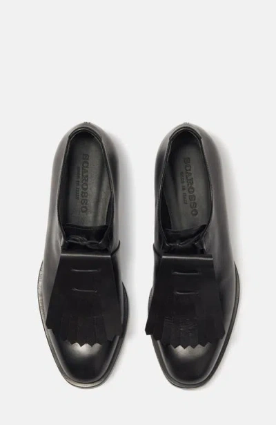 Scarosso Ester Monk Strap Shoes In Black
