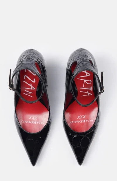 Scarosso Marta Iii Slingback Pumps In Black