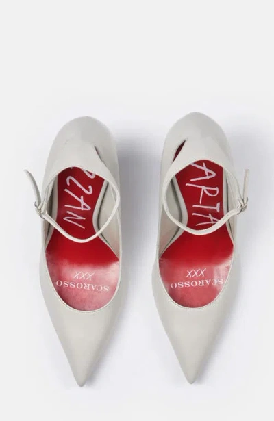 Scarosso Marta Iii Slingback Pumps In White