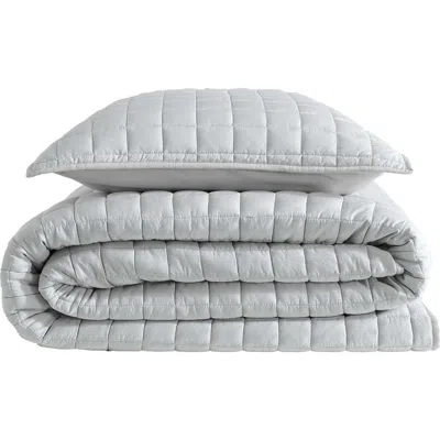 Calvin Klein Home Solid Quilt & Sham Set