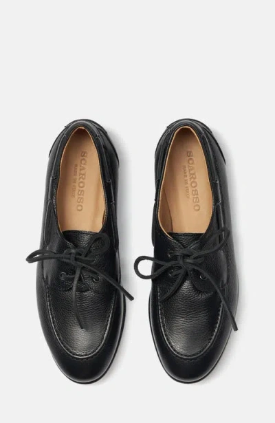 Scarosso Ginevra Lace-up Shoes In Black - Calf