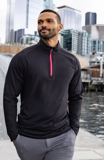 Cutter & Buck Adapt Knit Quarter Zip Pullover